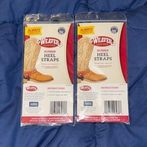 Weavers Rubber Heel Straps - Black